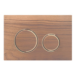 ΠΛΑΚΕΤΑ GEBERIT SIGMA 21 115.650.JX.1 BLACK WALNUT RED / GOLD