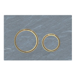 ΠΛΑΚΕΤΑ GEBERIT SIGMA 21 115.652.JM.1 MUSTANG SLATE / BRASS