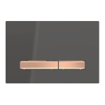 ΠΛΑΚΕΤΑ GEBERIT SIGMA 50 115.670.DW.2 ΜΑΥΡΗ / RED GOLD