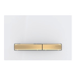 ΠΛΑΚΕΤΑ GEBERIT SIGMA 50 115.672.11.2 ΛΕΥΚΗ / BRASS