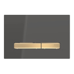 ΠΛΑΚΕΤΑ GEBERIT SIGMA 50 115.672.DW.2 ΜΑΥΡΗ / BRASS
