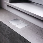 ΠΛΑΚΕΤΑ GEBERIT OMEGA 60 115.081.GH.1 ΧΡΩΜΕ ΓΥΑΛΙΣΤΕΡΟ