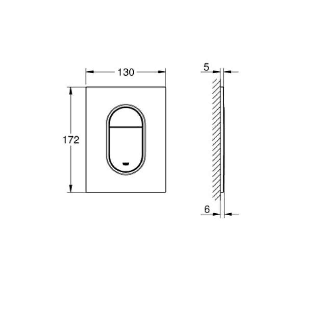 ΠΛΑΚΕΤΑ GROHE 37624GN0 ARENA COSMOPOLITAN S BRUSHED COOL SUNRISE - Image 2