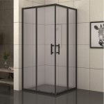ΚΑΜΠΙΝΑ ΤΕΤΡΑΓΩΝΗ ΔΙΑΦΑΝΟ ΚΡΥΣΤΑΛΛΟ ICS 275GS/90NEW 90x90x180
