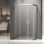 ΚΑΜΠΙΝΑ ΗΜΙΚΥΚΛΙΚΗ ΜΑΤ ΚΡΥΣΤΑΛΛΟ ICS 285FS90 / 821FS 90 NEW 90x90x180