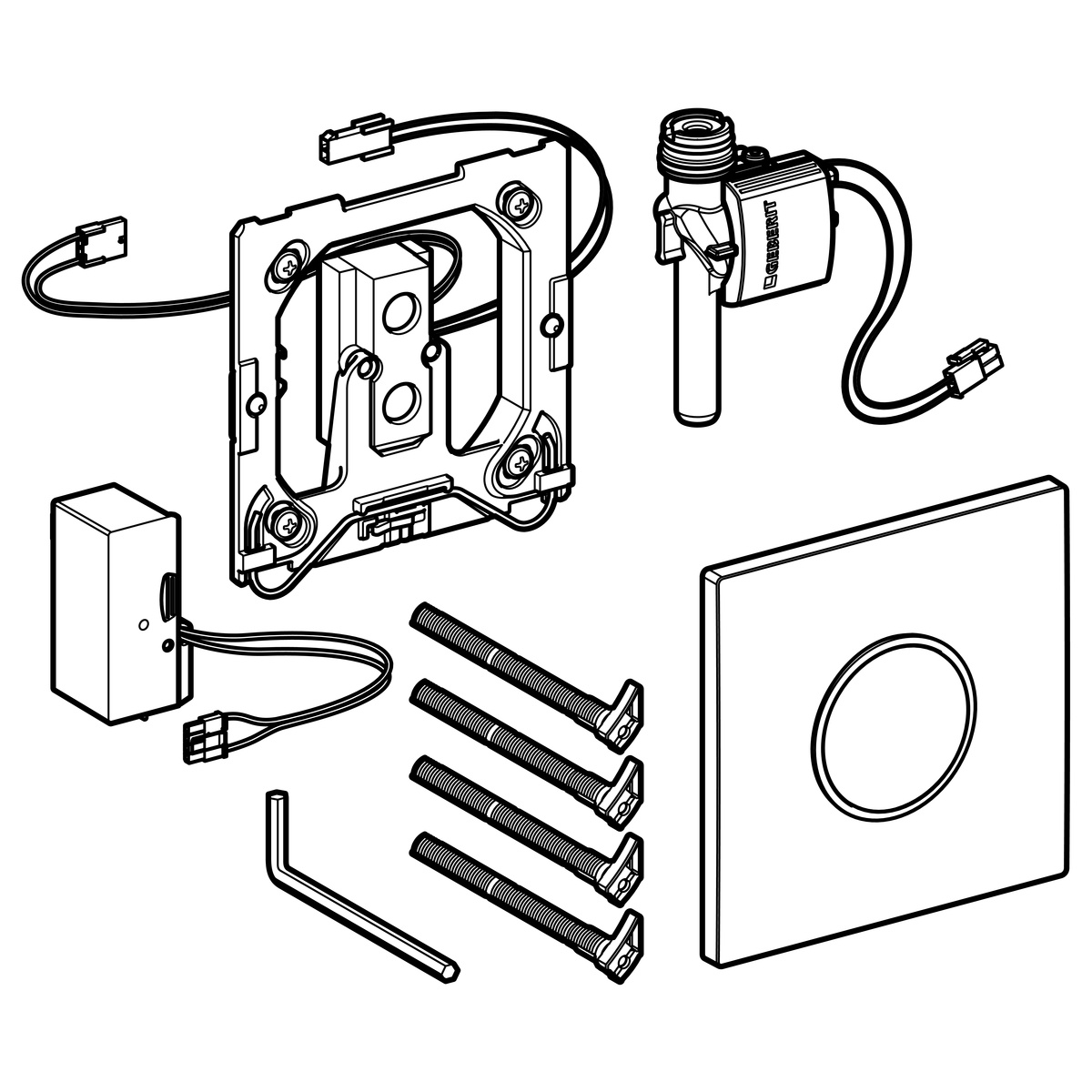 ΦΩΤΟΚΥΤΤΑΡΟ ΟΥΡΗΤΗΡΙΟΥ GEBERIT TYPE 10 116.025.SN.1 INOX ΜΑΤ - Image 4