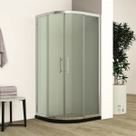 ΚΑΜΠΙΝΑ ΗΜΙΚΥΚΛΙΚΗ ΜΑΤ ΚΡΥΣΤΑΛΛΟ ICL 788FC ROUND 95x95x190 - 105x105x190
