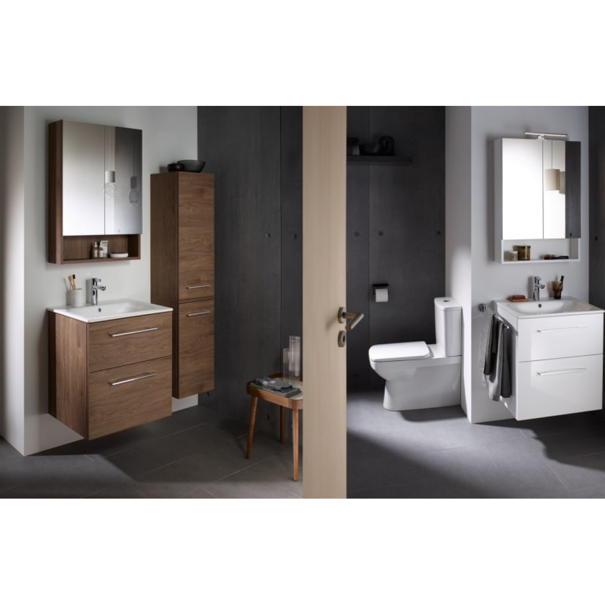 ΛΕΚΑΝΗ ΧΑΜΗΛΗΣ ΠΙΕΣΗΣ SELNOVA SQUARE RIMFREE ΤΕΤΡΑΓΩΝΗ ΠΙΣΩ ΣΙΦΩΝΙ ΛΕΥΚΗ GEBERIT - Image 4