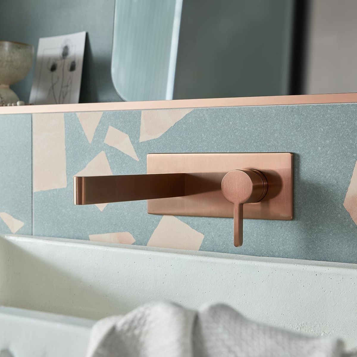ΜΠΑΤΑΡΙΑ ΝΙΠΤΗΡΟΣ ΕΝΤΟΙΧΙΖΟΜΕΝΗ EDIT BRUSHED BRONZE PVD VADO - Image 3