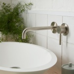 ΜΠΑΤΑΡΙΑ ΝΙΠΤΗΡΟΣ ΕΝΤΟΙΧΙΖΟΜΕΝΗ ORIGINS KNURLED ACCENTS BRUSHED NICKEL PVD VADO