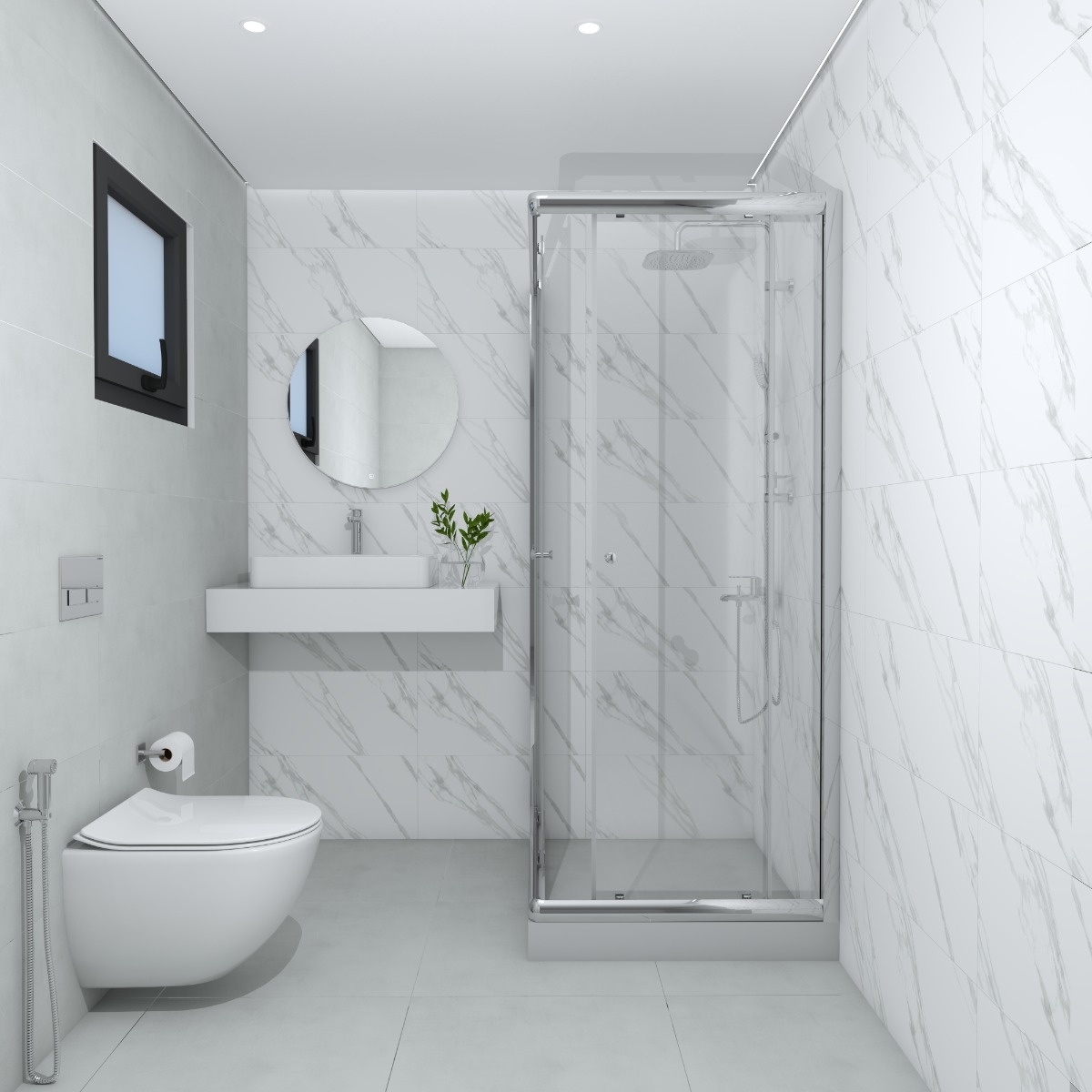 ΛΕΚΑΝΗ ΚΡΕΜΑΣΤΗ ROUND ΜΕ ΚΑΠΑΚΙ ΛΕΥΚΟ SOFTCLOSE® PICCADILLY - Image 4