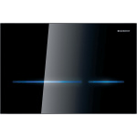 ΠΛΑΚΕΤΑ ΦΩΤΟΚΥΤΤΑΡΟΥ SIGMA 80 DUAL FLUSH GEBERIT 116.090.SG.1 ΜΑΥΡΟ ΓΥΑΛΙ