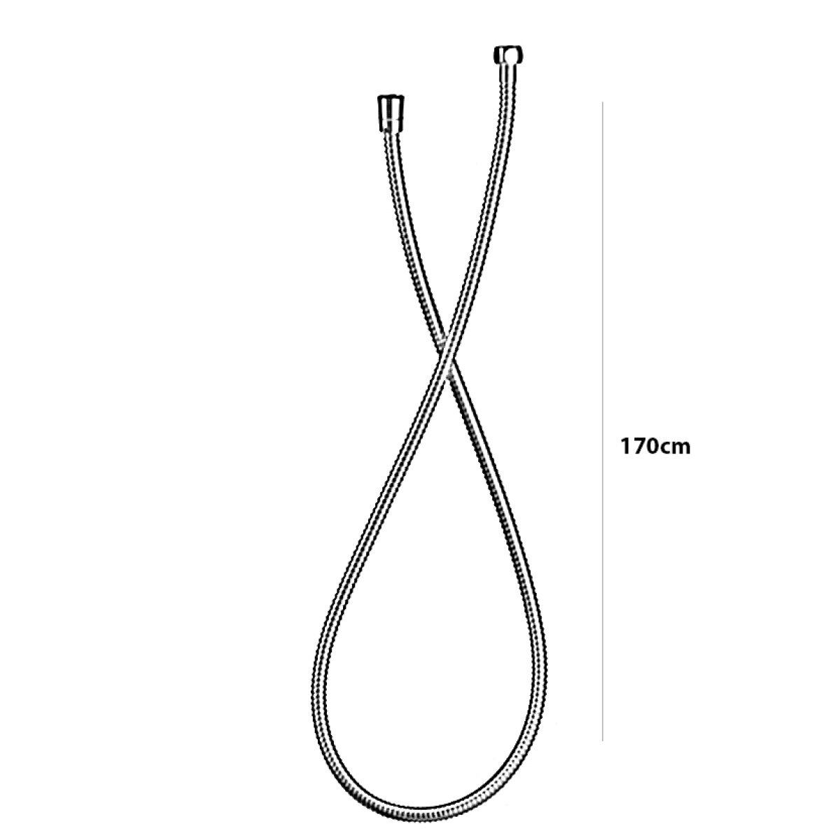 ΣΠΙΡΑΛ ΛΟΥΤΡΟΥ FLEX 170cm ROSE GOLD ROCA - Image 2
