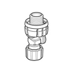 ΓΩΝΙΑΚΟ ΔΙΑΚΟΠΤΑΚΙ 242.414.00.1 GEBERIT - Image 2