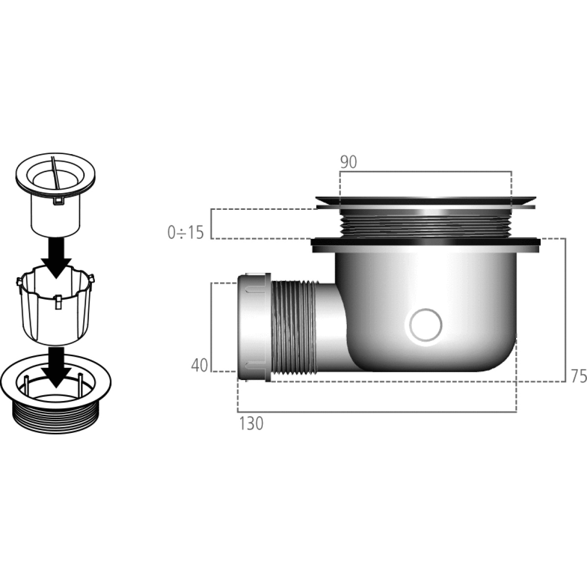 ΒΑΛΒΙΔΑ ΝΤΟΥΖΙΕΡΑΣ 90mm K936367 IDEAL - Image 2