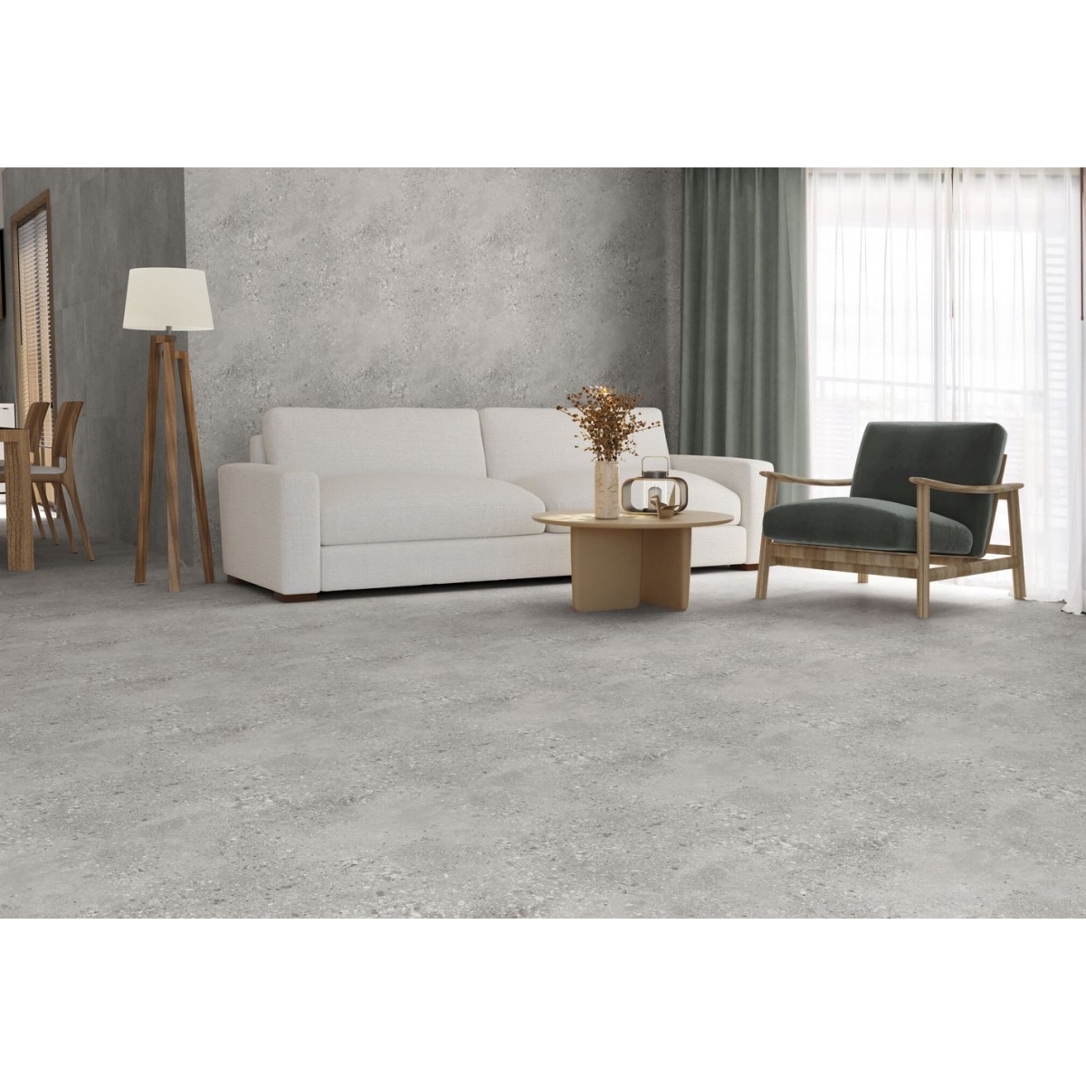 ΠΛΑΚΑΚΙ ΓΡΑΝΙΤΗΣ ΠΡΟΜΕΝΑΝΤΕ ΣΕΝΤΡΕ R10 120x120cm ΜΑΤ RECTIFIED ΠΡΩΤΗΣ ΠΟΙΟΤΗΤΑΣ - Image 3