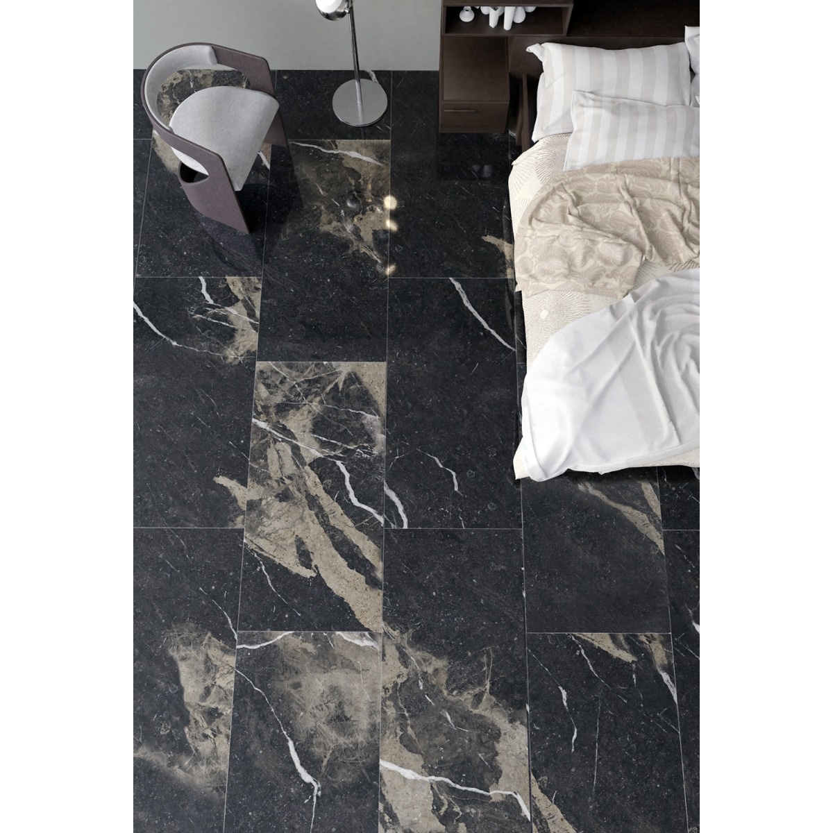 ΠΛΑΚΑΚΙ ΓΡΑΝΙΤΗΣ ΠΙΕΡΕ ΜΠΛΑΚ 60x120cm ΓΥΑΛΙΣΤΕΡΟ RECTIFIED ΠΡΩΤΗΣ ΠΟΙΟΤΗΤΑΣ - Image 4