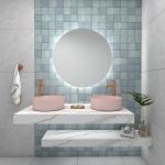ΠΛΑΚΑΚΙ ΓΡΑΝΙΤΗΣ ΑΟΥΡΑ ΚΑΝΒΑΣ 60x60cm ΜΑΤ RECTIFIED ΠΡΩΤΗΣ ΠΟΙΟΤΗΤΑΣ - Image 3