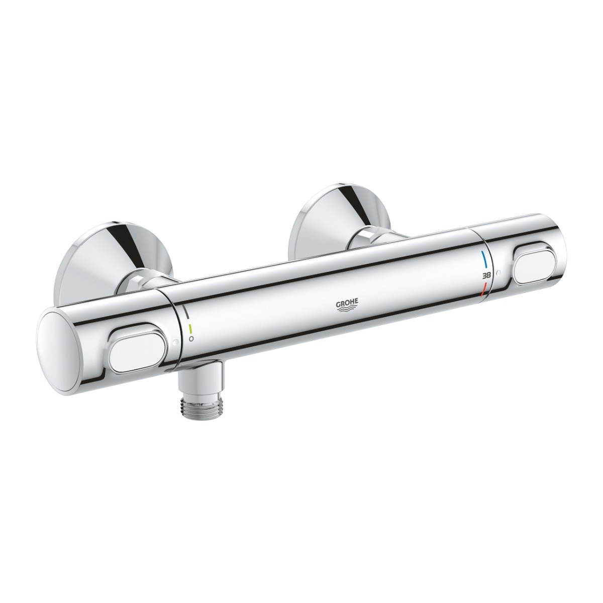 ΜΠΑΤΑΡΙΑ ΝΤΟΥΖΙΕΡΑΣ GROHTHERM 500 34793000 ΜΟΝΟ ΣΩΜΑ ΘΕΡΜΟΣΤΑΤΙΚΗ ΧΡΩΜΕ GROHE - Image 2