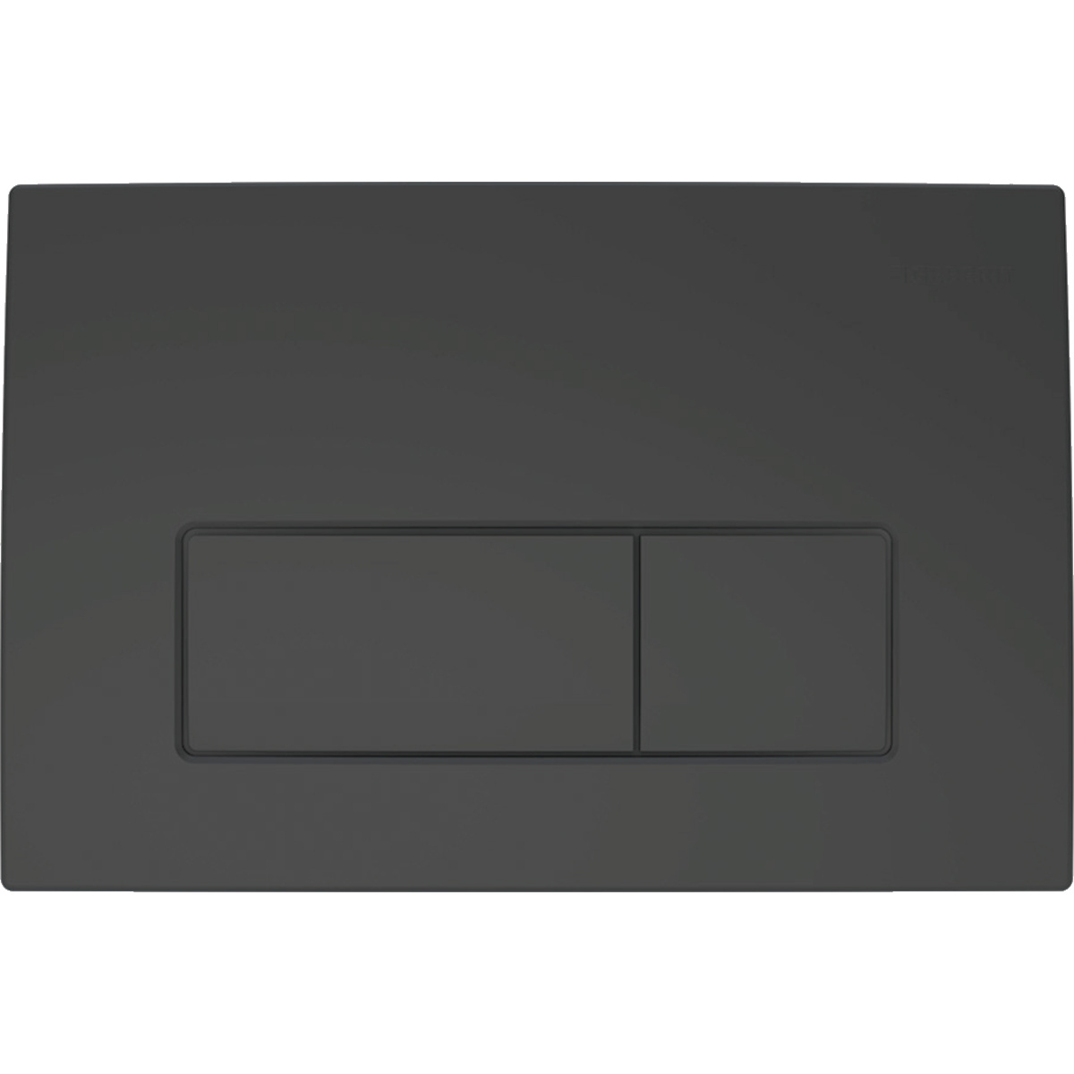 ΠΛΑΚΕΤΑ GEBERIT DELTA 50 115.119.14.1 ΜΑΥΡΗ ΜΑΤ - Image 2