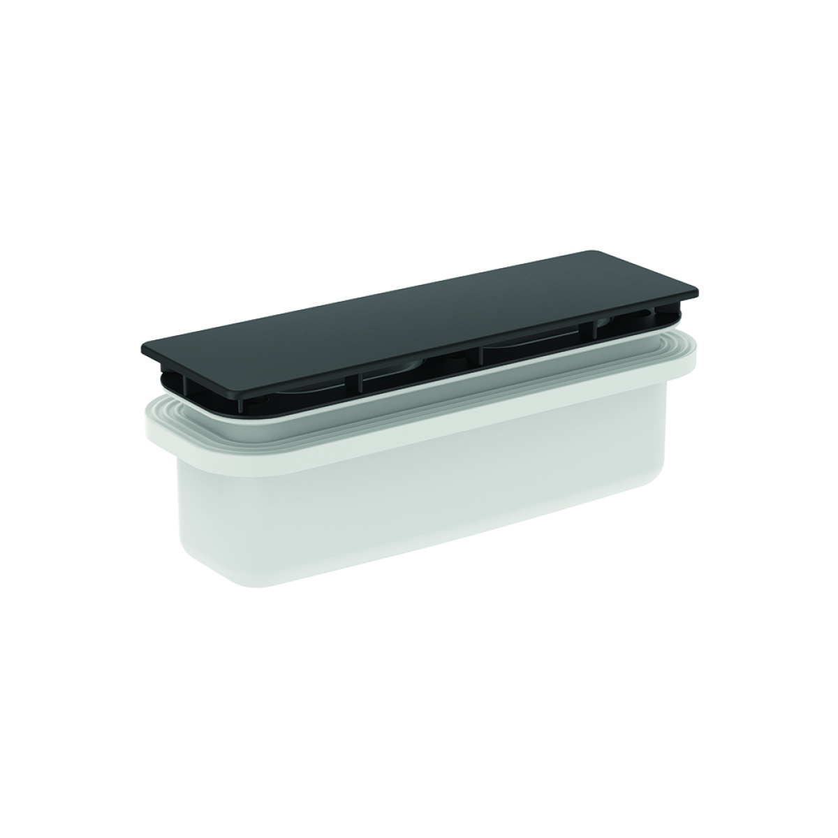 ΒΑΛΒΙΔΑ ΝΤΟΥΖΙΕΡΑΣ ΟΡΘΟΓΩΝΙΑ ULTRA FLAT SILK BLACK ΧΡΩΜΕ T4493V3 IDEAL - Image 2