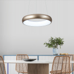 InLight Κρεμαστό φωτιστικό LED 54W 3CCT από μαύρο και λευκό ακρυλικό D:40cm (42023-B-Black) - Image 2