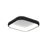 InLight Πλαφονιέρα οροφής LED 78W 3CCT από μαύρο μέταλλο και λευκό ακρυλικό D:45cm (42030-Black)