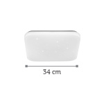 InLight Πλαφονιέρα οροφής LED 24W 4000K από λευκό ακρυλικό D:34cm (42163-Γ-Λευκό) - Image 2