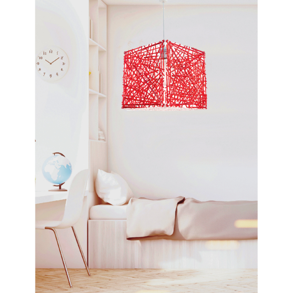 InLight Κρεμαστό φωτιστικό από διάφανο plexiglass 1XE27 D:30cm (4339-Διάφανο) - Image 2