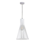 InLight Κρεμαστό φωτιστικό από λευκό μέταλλο 1XE27 D:23cm (4347-Β-WH)