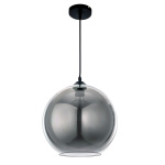 InLight Κρεμαστό φωτιστικό από φιμέ γυαλί 1XE27 D:35cm (4355-ΑΒ)