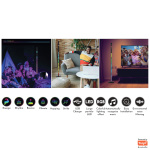 InLight Επιδαπέδιο φωτιστικό LED 10W RGB (by tuya) D:120cm (45024) - Image 2