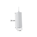 InLight Κρεμαστό φωτιστικό λευκό από γύψο 1XE27 D:7cm (4507) - Image 2