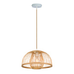 InLight Κρεμαστό φωτιστικό από ρατάν 1XE27 D:35cm (4523)