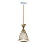 InLight Κρεμαστό φωτιστικό από ρατάν 1XE27 D:30cm (4526)