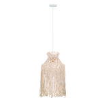 InLight Κρεμαστό φωτιστικό woolen μπεζ 1XE27 D:36cm (4531)