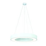 InLight Κρεμαστό φωτιστικό LED 50W 4000K σε λευκή απόχρωση D:80cm (6171-80-WH)
