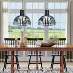InLight Κρεμαστό φωτιστικό από λευκό μέταλλο 1XE27 D:25cm (4346-Β-WH) - Image 2