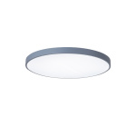 InLight Πλαφονιέρα οροφής LED 150W 3CCT (by switch on base) από γκρί μέταλλο και ακρυλικό D:80cm (42035-A-Gray)