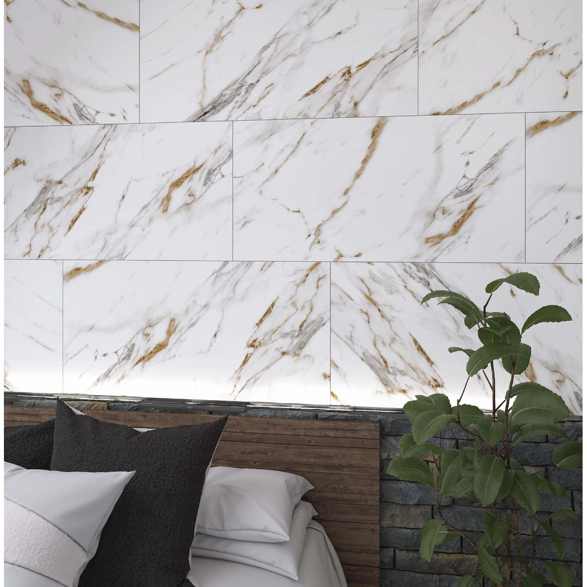 ΠΛΑΚΑΚΙ ΓΡΑΝΙΤΗΣ ΟΡΟ ΚΙΑΡΟ ΛΕΥΚΟ 60x120cm ΜΑΤ RECTIFIED ΠΡΩΤΗΣ ΠΟΙΟΤΗΤΑΣ - Image 3