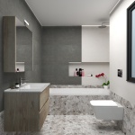 ΠΛΑΚΑΚΙ ΓΡΑΝΙΤΗΣ ΤΣΕΠΟ ΓΚΡΙΤΖΙΟ 60x120cm ΜΑΤ RECTIFIED ΠΡΩΤΗΣ ΠΟΙΟΤΗΤΑΣ - Image 3