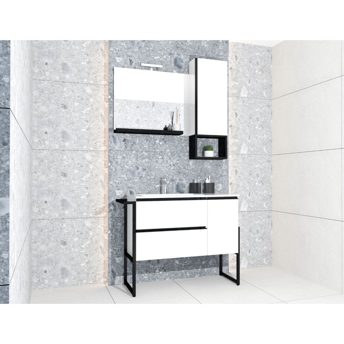 ΠΛΑΚΑΚΙ ΓΡΑΝΙΤΗΣ ΚΕΠΟ ΝΤΙ ΓΚΡΕ ΓΚΡΕΙ R10 60x120cm ΜΑΤ RECTIFIED ΠΡΩΤΗΣ ΠΟΙΟΤΗΤΑΣ - Image 3