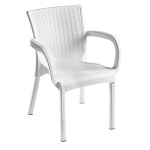 Τραπεζαρία Icon-Festive σετ 5τεμ PP σε λευκή απόχρωση - Image 2