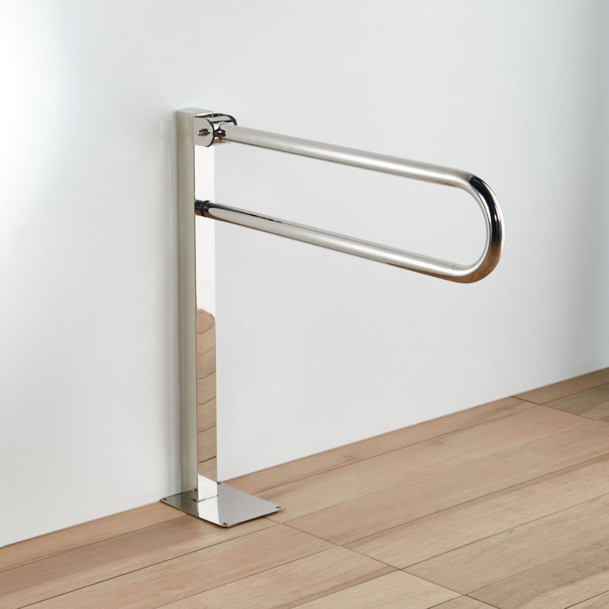 82007  ΑΜΕΑ ΜΠΑΡΑ ΑΝΑΚΛΙΝΟΜΕΝΗ 75cm INOX ΧΡΩΜΕ - Image 2