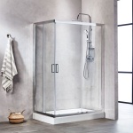 Καμπίνα NEW LINE Παραλληλόγραμμη Διάφανη - NL 80120 80Χ120cm