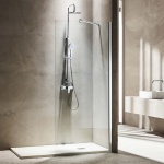 Σταθερό Πάνελ Ντουζιέρας Free Chrome (WALK-IN) WA195 - WA 120195 120Χ195cm - Image 2
