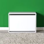Παπουτσοθήκη μελαμίνης Step Megapap 6 ζευγών σε χρώμα λευκό 60x30x42εκ. - Image 4