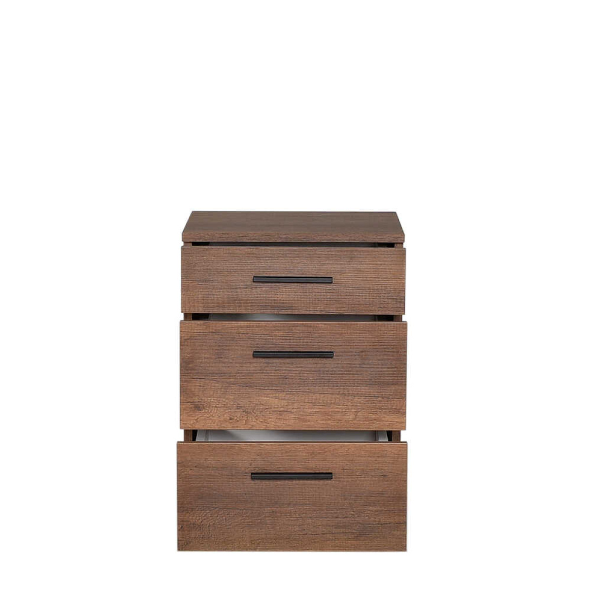 Κομοδίνο - συρταριέρα Trendline Megapap χρώμα καρυδί 40x39x57εκ. - Image 5