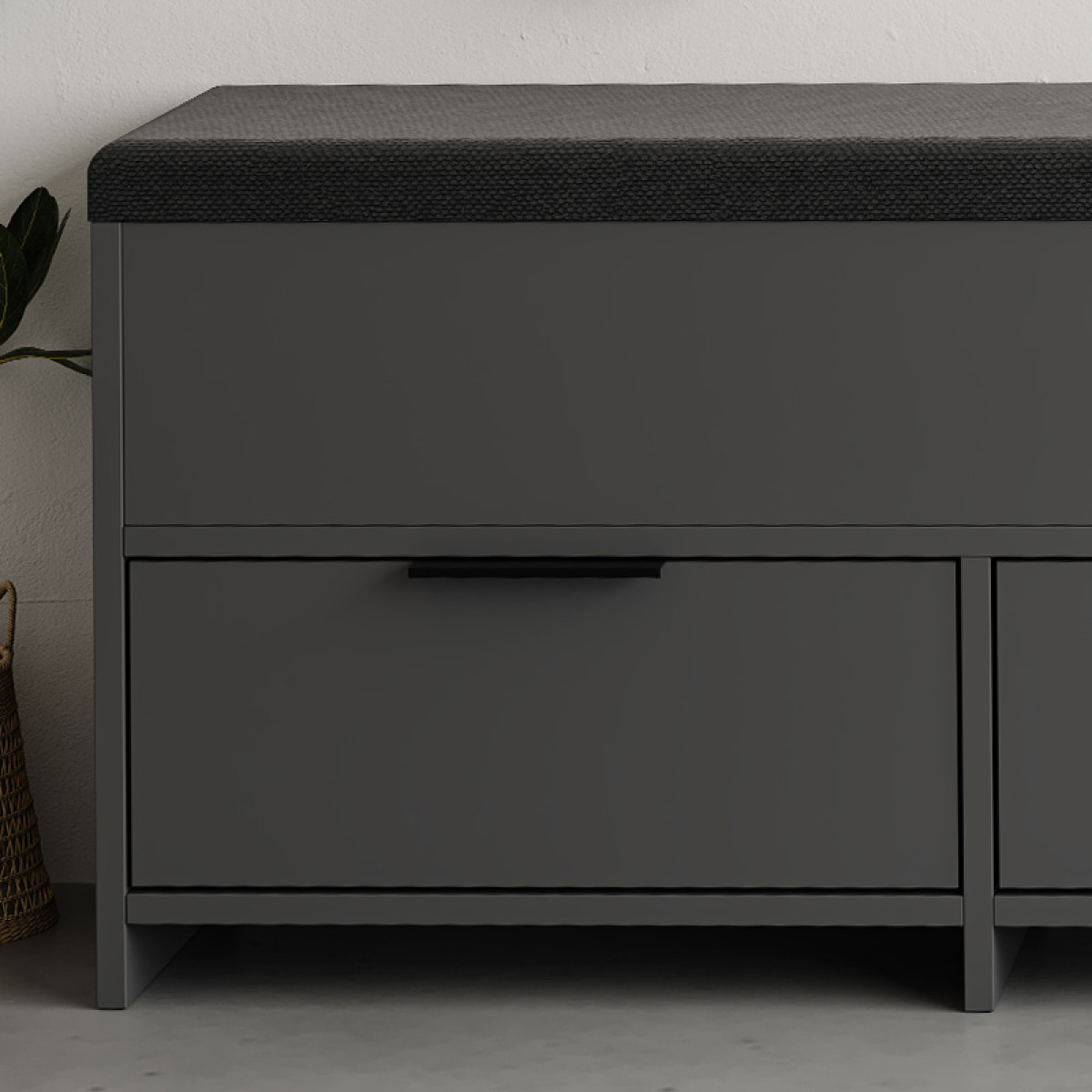 Παπουτσοθήκη Cove Megapap χρώμα ανθρακί 106x34x51,5εκ. - Image 4