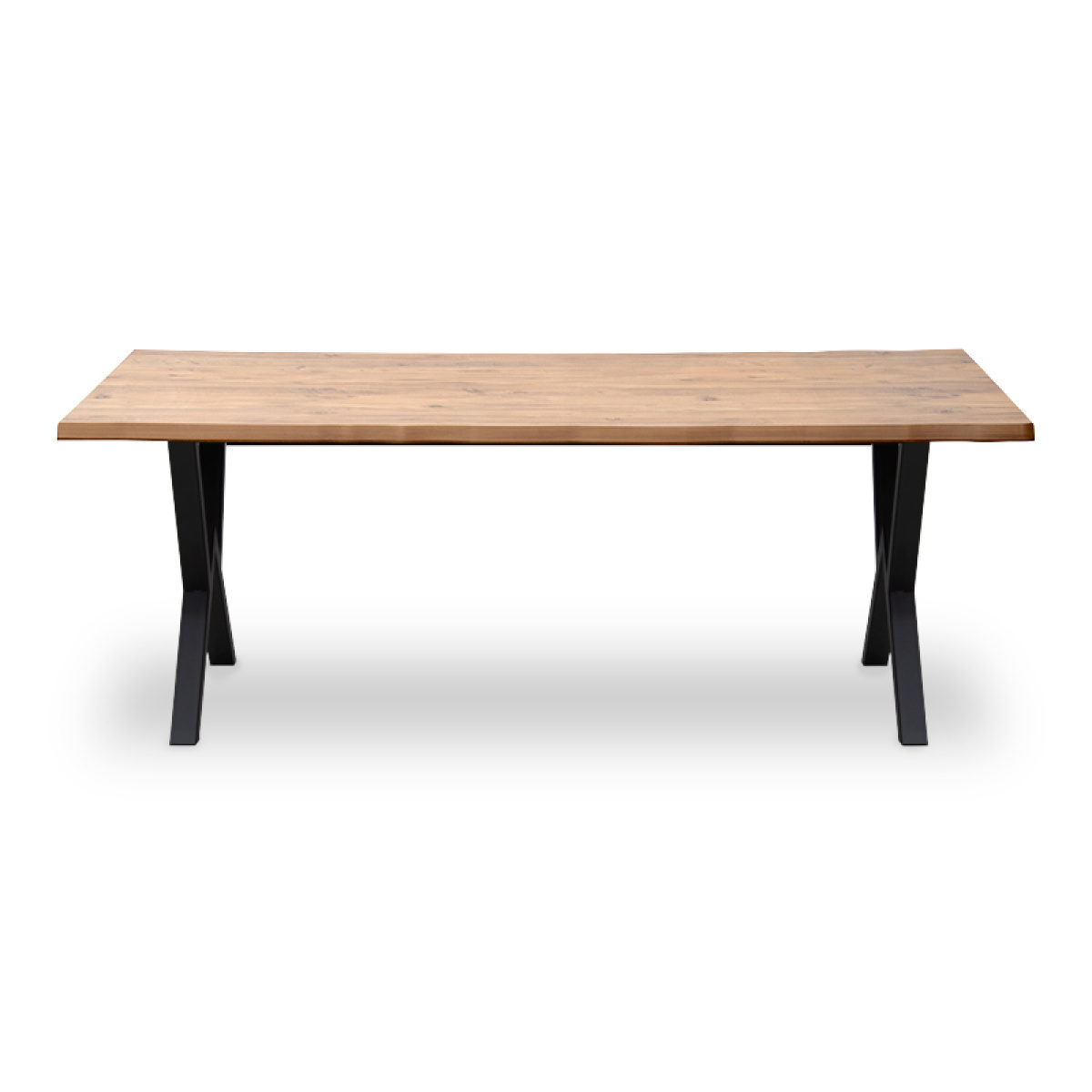 Τραπέζι Walter Megapap Mdf - μεταλλικό χρώμα ακακίας 200x100x75εκ. - Image 4